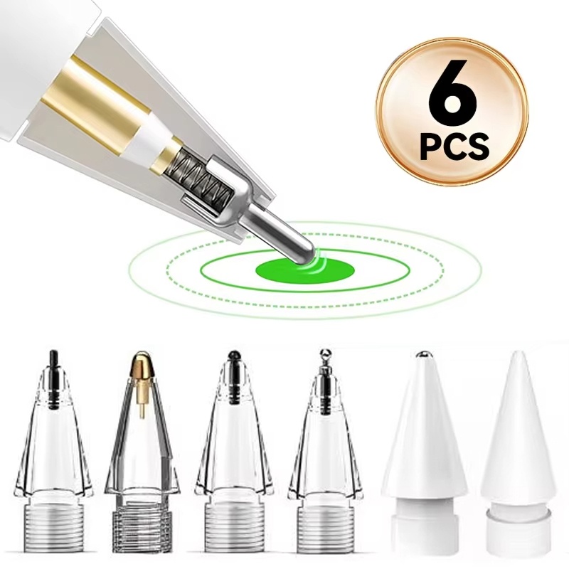 Ipad Pencil Stylus - 6 Puntas de Repuesto para Apple