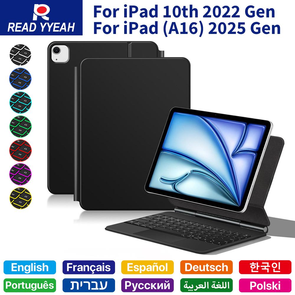 Tablet Ipad Accessories - Teclado Mágico 2026 con Bluetooth para