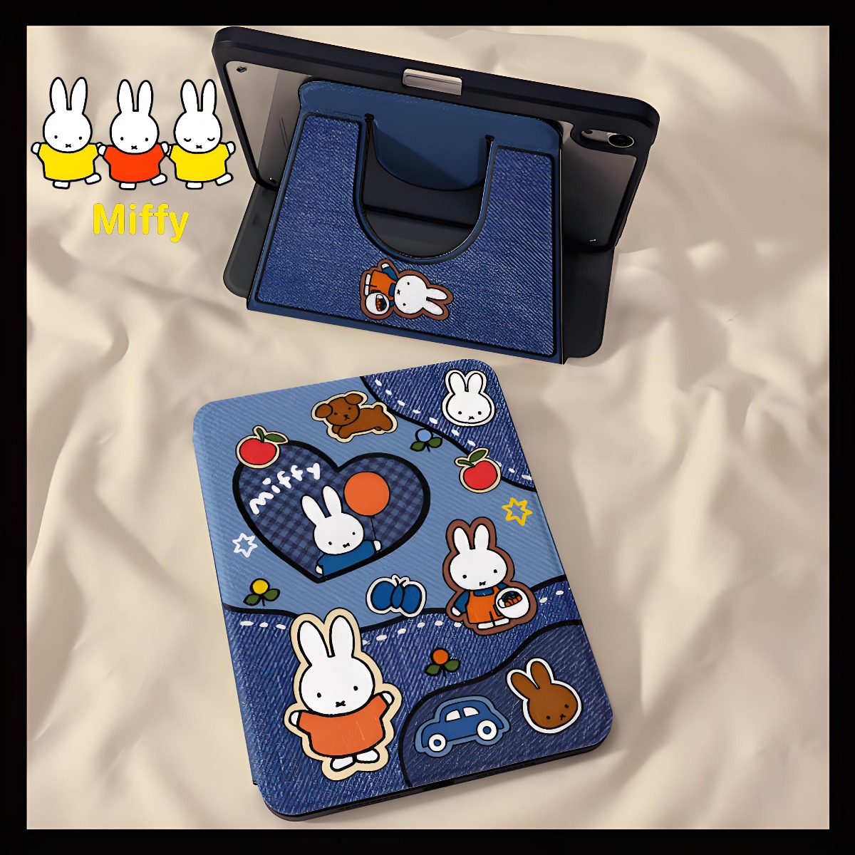 Tablet Ipad Accessories - Funda para tableta Kawaii Miffy Rabbit,