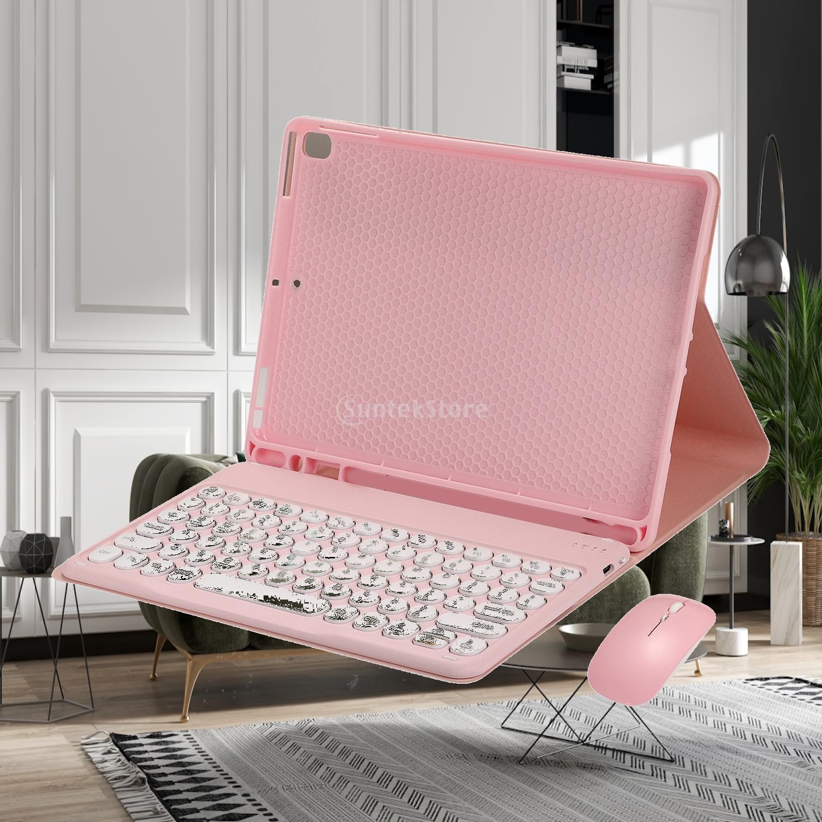 Samsung Tablet Keyboard Accessories - Funda con Teclado y Ratón para