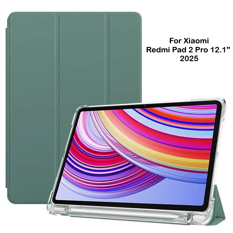 Redmi Tablet Accessories - Funda Transparente con Soporte para Lápiz