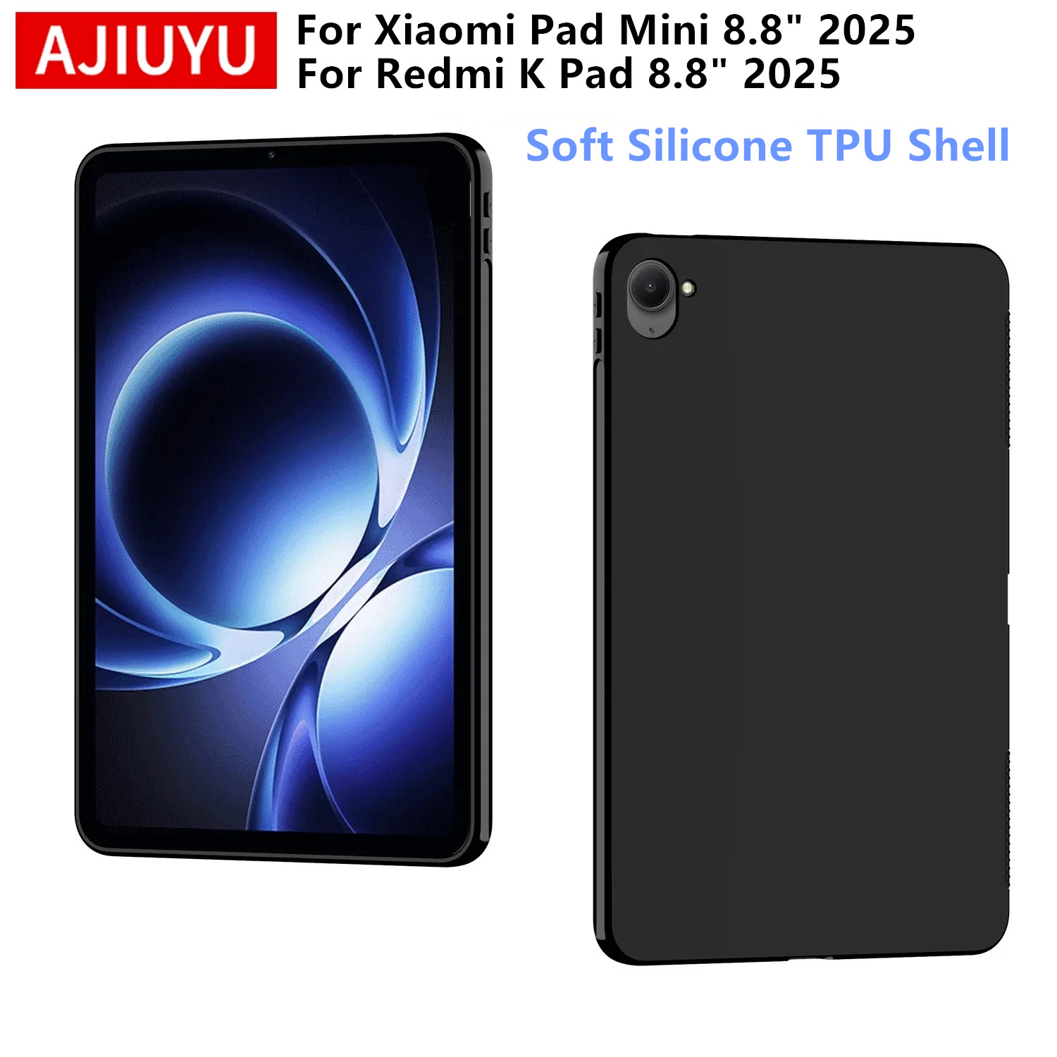 Redmi Tablet Accessories - Funda Suave de Silicona TPU para