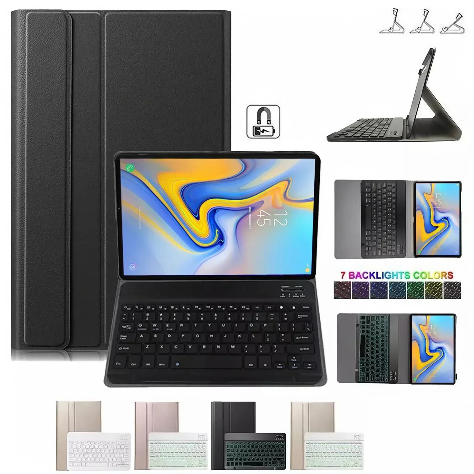 Samsung Tablet Keyboard Accessories - Funda con Teclado para Samsung Galaxy