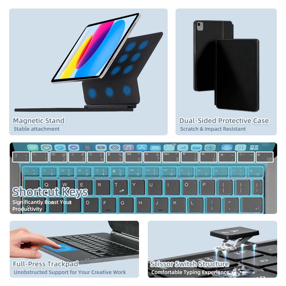 Teclado Mágico 2026 con Blueto - Tablet Ipad Accessories reseña y precio