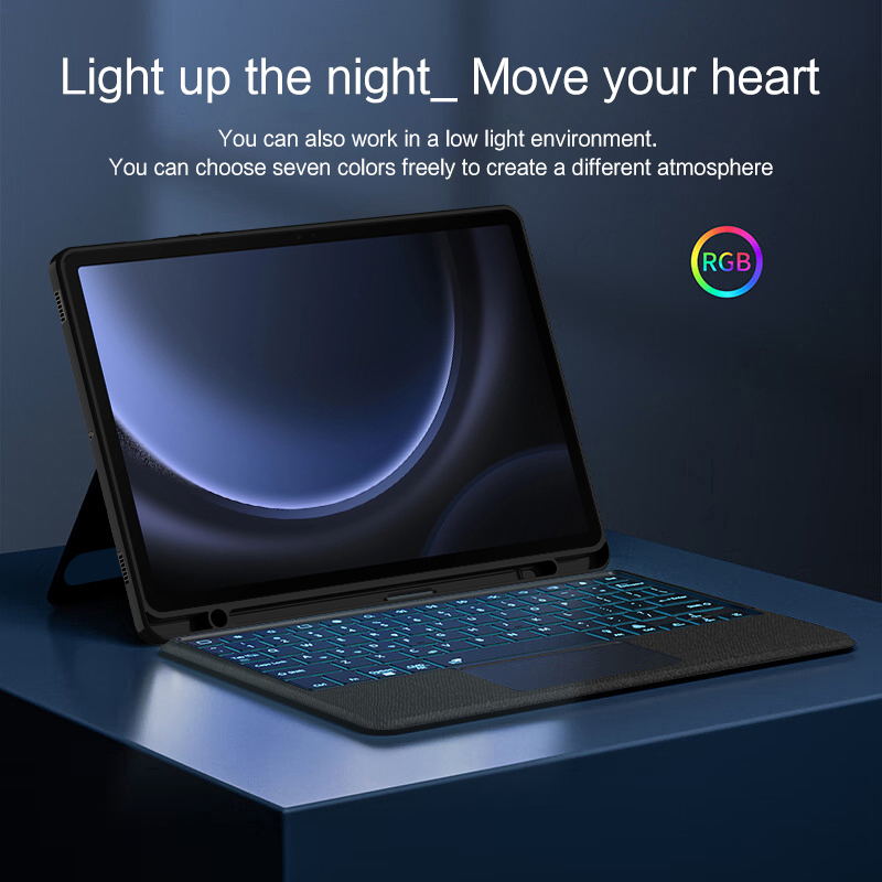 Funda con teclado mágico para  - Samsung Tablet Keyboard Accessories reseña y precio