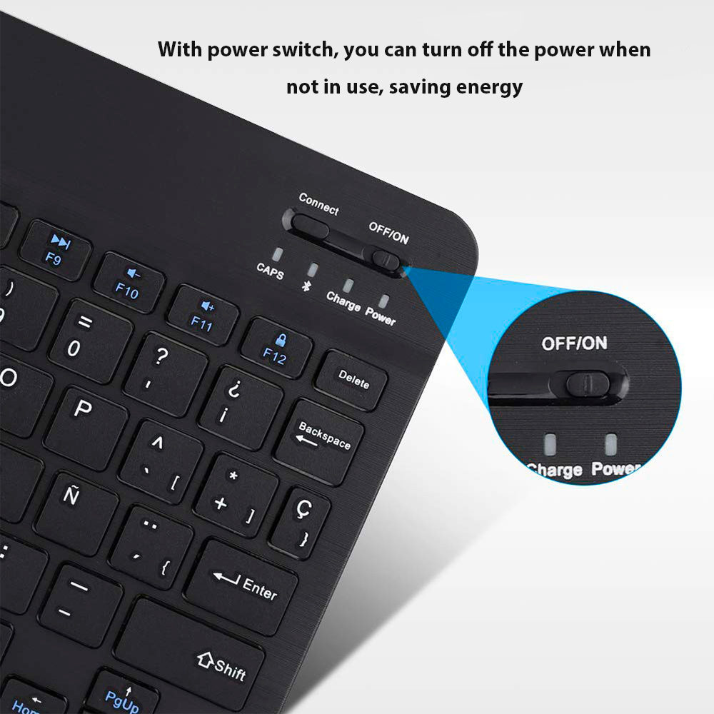 Teclado inalámbrico Bluetooth  - Tablet Ipad Accessories reseña y precio