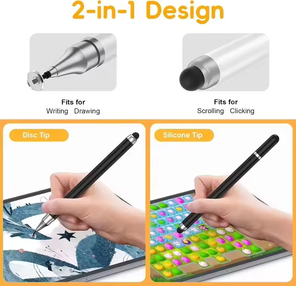 Lápiz óptico Universal 2 en 1  - Tablet Ipad Accessories reseña y precio